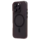Чехол-накладка - SM038 SafeMag для Apple iPhone 16 Pro (black/matte transparent)  — фото 1