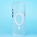 Чехол-накладка - SM038 SafeMag для Apple iPhone 16 Pro (white/matte transparent)  — фото 2