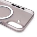 Чехол-накладка - SM038 SafeMag для Apple iPhone 16 (black/matte transparent)  — фото 2