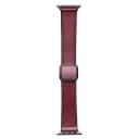 Ремешок на застёжке - ApW38 EcoSkin для Apple Watch 42/44/45/49 мм (wine red)  — фото 2