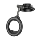Автодержатель на клейкой основе магнитный SafeMag - Hoco H77 View (black/metal gray)  — фото 2