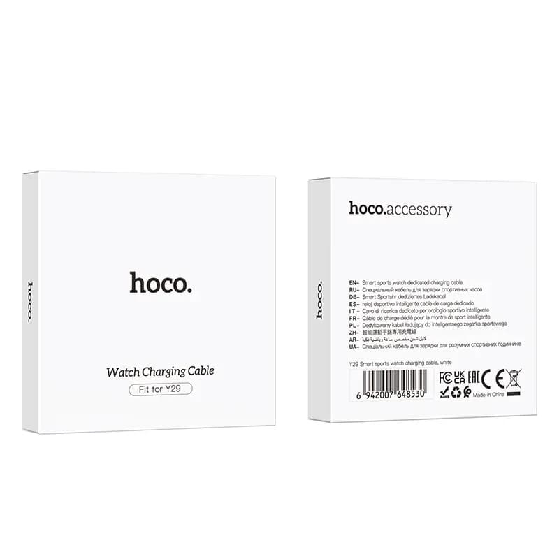 Кабель зарядки - Hoco Y29 (60 см) (white) 
