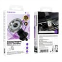 Автодержатель в дефлектор магнитный SafeMag - Borofone BH122 Profit (black metal gray)  — фото 1