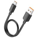 Кабель USB - Type-C - Hoco X96 100W (25 см) (black)  — фото 2