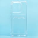 Чехол-накладка с картхолдером - SC276 для Redmi Note 14 4G (transparent)  — фото 1