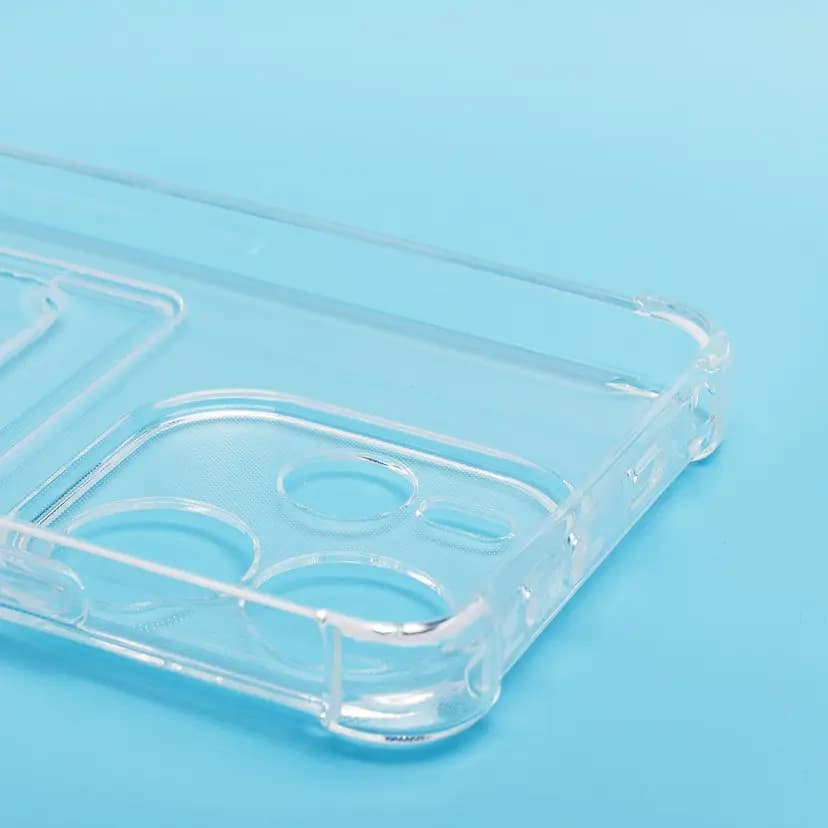 Чехол-накладка с картхолдером - SC276 для Redmi Note 14 4G (transparent) — фото 2
