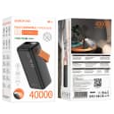 Внешний аккумулятор 40000mAh - Borofone BJ66 22.5W PD+QC3.0 (2xType-C/USB) (black)  — фото 1