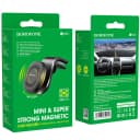 Автодержатель в дефлектор магнитный - Borofone BH40 Kyle (black)  — фото 1