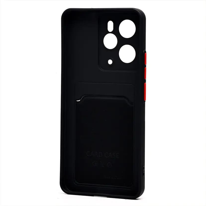 Чехол-накладка с картхолдером - SC337 для Realme 14 5G (black)  — фото 2