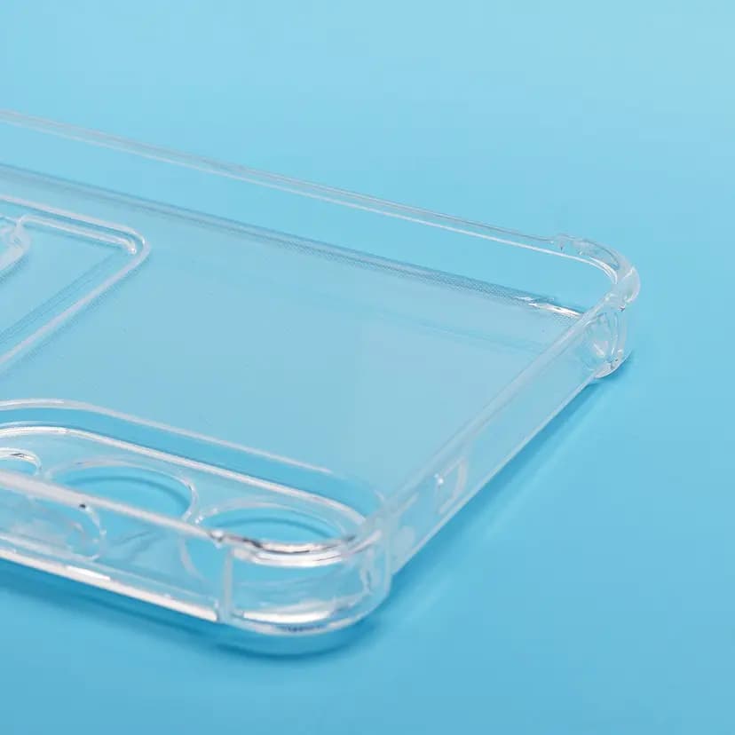 Чехол-накладка с картхолдером - SC276 для Samsung Galaxy S25 Edge (transparent)  — фото 2