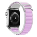 Ремешок на застёжке - Alpine Loop для Apple Watch 42/44/45/46/49 мм (white/light violet)  — фото 2