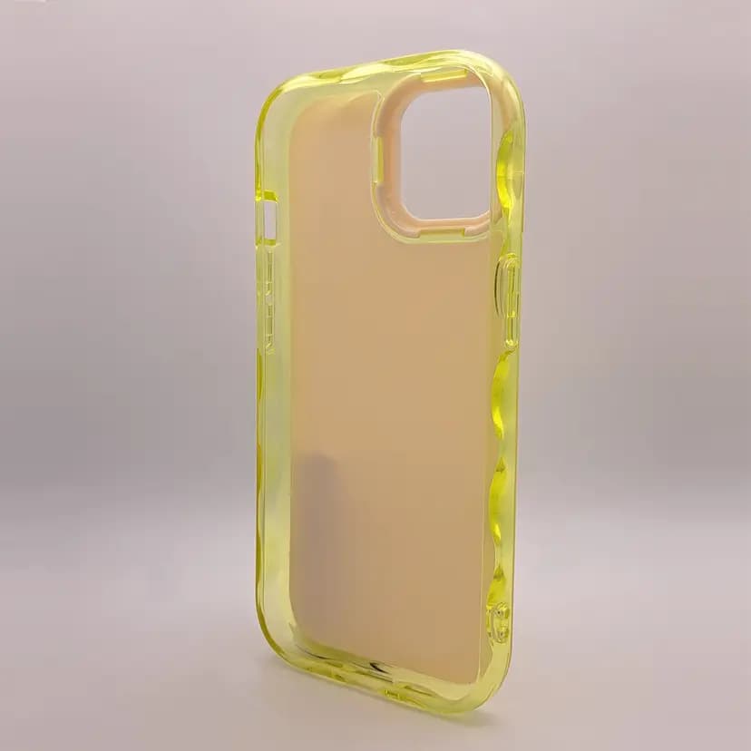 Чехол-накладка - Jelly Case для Apple iPhone 15 (yellow)  — фото 2