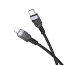 Кабель Type-C - Apple lightning - Hoco X109 (300 см) (black)  — фото 2