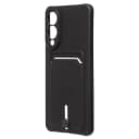 Чехол-накладка с картхолдером - SC304 для Samsung Galaxy S25 Edge (black)  — фото 1