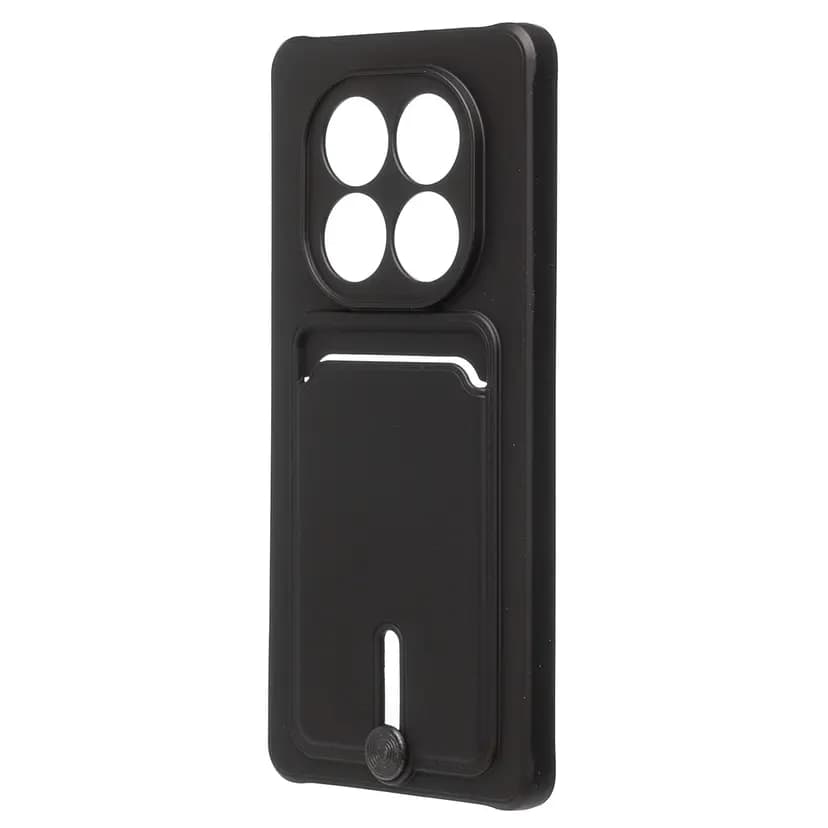 Чехол-накладка с картхолдером - SC304 для Redmi Note 14 Pro 4G (black) 