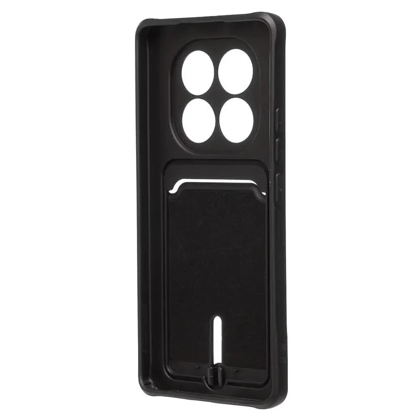 Чехол-накладка с картхолдером - SC304 для Redmi Note 14 Pro 4G (black)  — фото 2
