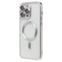 Чехол-накладка - SM027 SafeMag для Apple iPhone 14 Pro Max (silver)  — фото 1