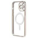 Чехол-накладка - SM027 SafeMag для Apple iPhone 14 Pro Max (silver)  — фото 2