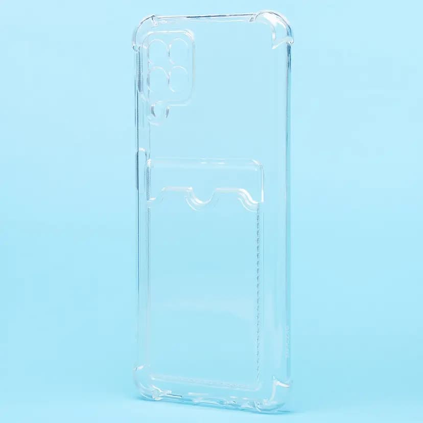 Чехол-накладка с картхолдером - SC278 для Samsung Galaxy A22 4G/M22 (transparent) 
