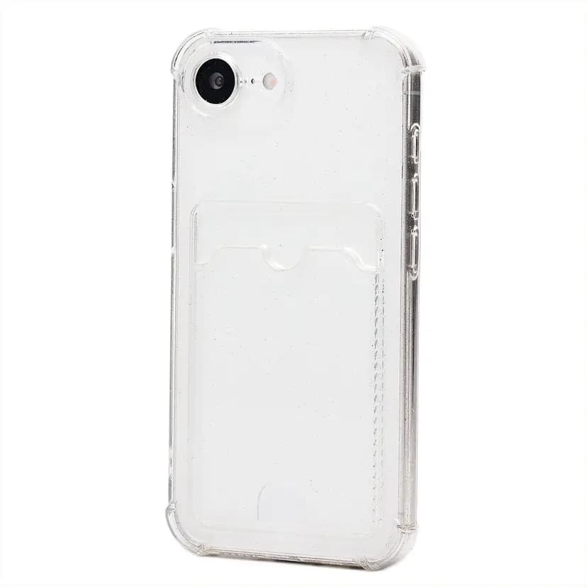 Чехол-накладка с картхолдером - SC300 для Apple iPhone 16e (white) 