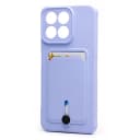 Чехол-накладка с картхолдером - SC304 для Honor X7c (light violet)  — фото 1