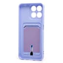 Чехол-накладка с картхолдером - SC304 для Honor X7c (light violet)  — фото 2