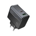 Адаптер сетевой - Hoco CS74A Star 45W PD+QC3.0 (USB/Type-C) (black)  — фото 1