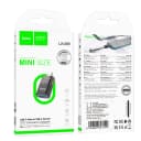 Адаптер Type-C - USB - Hoco UA36B (transparent black)  — фото 1