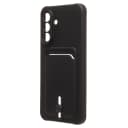 Чехол-накладка с картхолдером - SC304 для Samsing Galaxy A56 (black)  — фото 1