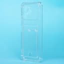Чехол-накладка с картхолдером - SC276 для Tecno Spark 40 (transparent)  — фото 1
