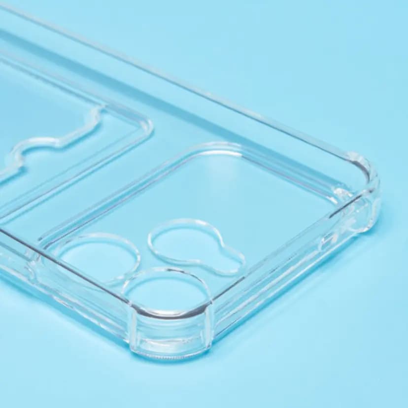 Чехол-накладка с картхолдером - SC276 для Tecno Spark 40 (transparent)  — фото 2