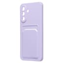 Чехол-накладка с картхолдером - SC337 для Samsung Galaxy A36/A37 (light violet)  — фото 1