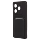 Чехол-накладка с картхолдером - SC337 для Infinix Smart 10 HD (black)  — фото 1