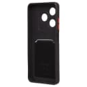 Чехол-накладка с картхолдером - SC337 для Infinix Smart 10 HD (black)  — фото 2
