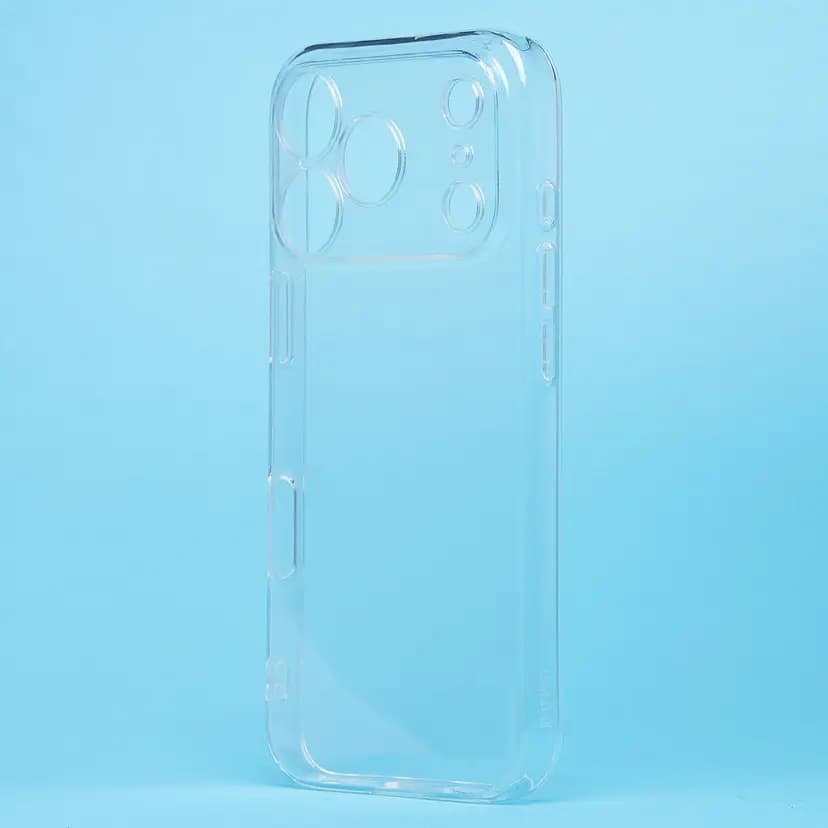 Чехол-накладка - Ультратонкий для Apple iPhone 17 Pro (transparent) 