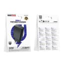 Адаптер сетевой - Borofone BAS75A Source 30W PD+QC3.0 (Type-C) (black)  — фото 1