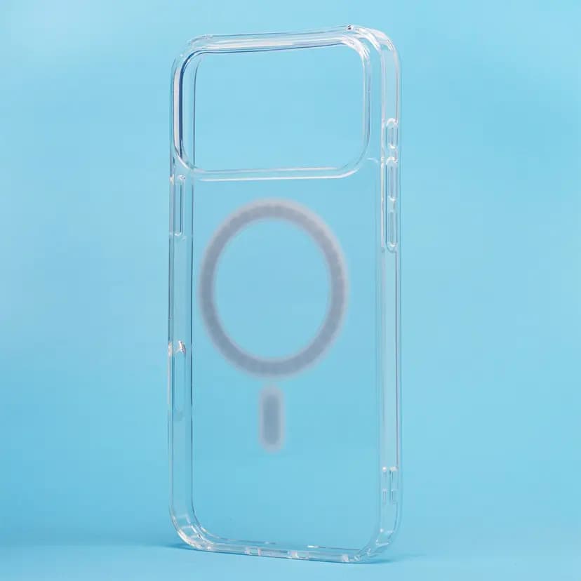 Чехол-накладка - SM006 SafeMag для Apple iPhone 17 Pro Max (transparent) 