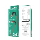 Кабель USB - Apple lightning - Borofone BX32 Munificient (100 см) (red)  — фото 1