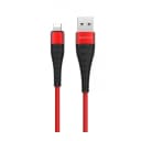 Кабель USB - Apple lightning - Borofone BX32 Munificient (100 см) (red)  — фото 2
