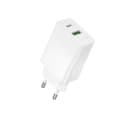 Адаптер сетевой - Borofone BAS76A 30W PD+QC3.0 (USB/Type-C) (white)  — фото 2