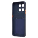 Чехол-накладка с картхолдером - SC337 для Honor X7d 5G (dark blue)  — фото 2