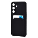 Чехол-накладка с картхолдером - SC337 для Samsung Galaxy S25FE (black)  — фото 1