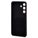 Чехол-накладка с картхолдером - SC337 для Samsung Galaxy S25FE (black)  — фото 2