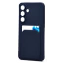 Чехол-накладка с картхолдером - SC337 для Samsung Galaxy S25FE (dark blue)  — фото 1