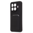 Чехол-накладка с картхолдером - SC337 для Xiaomi 15T Pro (black)  — фото 1