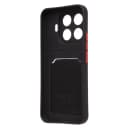 Чехол-накладка с картхолдером - SC337 для Xiaomi 15T Pro (black)  — фото 2