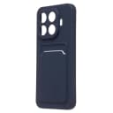 Чехол-накладка с картхолдером - SC337 для Xiaomi 15T Pro (dark blue)  — фото 1
