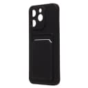 Чехол-накладка с картхолдером - SC337 для Xiaomi 15T (black)  — фото 1