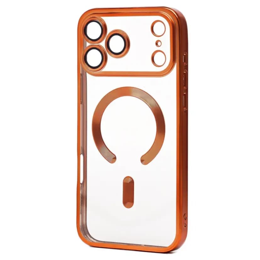 Чехол-накладка - SM027 SafeMag для Apple iPhone 17 Pro Max (cosmic orange)