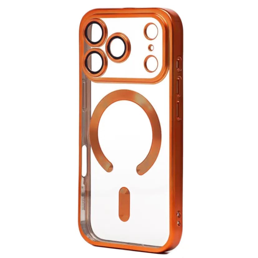 Чехол-накладка - SM027 SafeMag для Apple iPhone 17 Pro (cosmic orange)